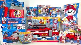 Unboxing Paw Patrol Marshall Toys Collection Review | Marshall Transforming City Fire Truck