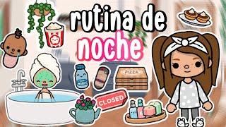 RUTINA DE NOCHE || NIGHT ROUTINE ||  EN TOCA LIFE  TOCA BOCA CON LAU  #rutina