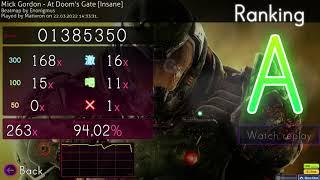 osu! Mick Gordon - At Doom's Gate [Insane]