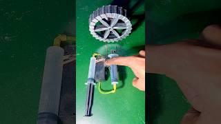 How to works hydraulic brake with big wheel • Dc motor