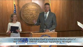 Gov. Mike Dunleavy budget press conference