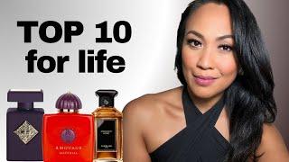 TOP 10 FOR LIFE| HOLY GRAIL FRAGRANCES| If I can keep ONLY 10 perfumes| Best Perfumes for Women