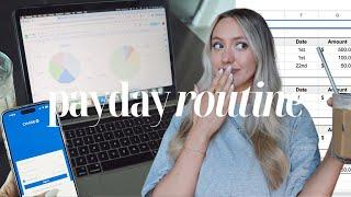 PAYDAY ROUTINE  My paycheck breakdown, credit cards, investments, and my financial goals!