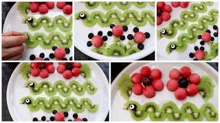 Super Fruits Decoration Ideas - Watermelon, Kiwi, Blueberries, Grapes, Fruit Art