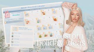 holiday ideas for the calendar to enhance your gameplay | the sims 4