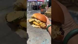 Food in Miami: Lalas Burgers has a simple menu with 3 burgers, fries, and a cookie