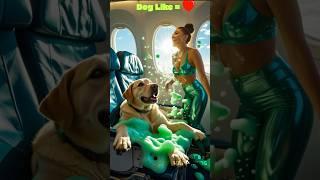 Dog VS soa! #dog #doglife #dogshorts #animals #funny #travel #aeroplane #plane #travelvlog #cute