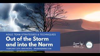 Agile Team Strategies & Techniques: Out of the Storm and into the Norm!