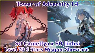 S0 Camellya & S0 Jinhsi 4 Star Weapon Showcase | Tower of Adversity 1.4 | Wuthering Waves