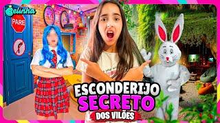 ENTRAMOS NO ESCONDERIJO SECRETO DOS MAIORES VILÕES DO YOUTUBE: ZARA, FACE, ZAP E COELHO MALVADÃO!