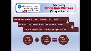 Word Weavers Writers Critique Group Starting Oct  29, 2017 in Collin County, TX at The Bethany Ce