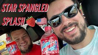 MTN DEW STAR SPANGLED SPLASH TASTE TEST!