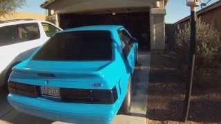 Grabber Blue 1989 Ford Mustang LX Foxbody Hatch