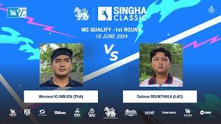 Worawut K. Vs Daimon B. | SINGHA CLASSIC 2024 (MS Q -1st Round)