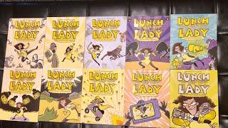 LUNCH LADY BOOKS 1-10 Book series review!