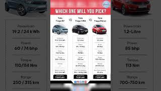 Tata Tiago EV vs CNG vs Petrol