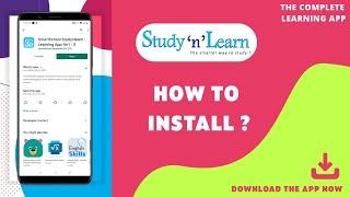 How to Install the Studynlearn App In Your Device | Studynlearn