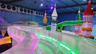 Monkeys Canopy Snow World - Ice Castle Slide with On-ride POV