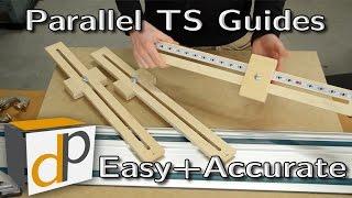 Quick Parallel Guides for your Track Saw - Simple & Accurate