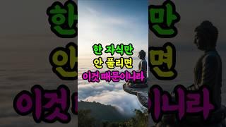 한 자식만 유독 안 풀리는 이유, 이것 때문이다 #부처님말씀 #불교 #자식운명 #인연법 #공덕쌓기 #삶의지혜