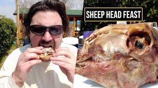 Eating an Entire Sheep Head | Whoa! That's Weird