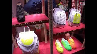 Christian Louboutin window shopping, Las Vegas, The Forum Shops at Caesars Palace