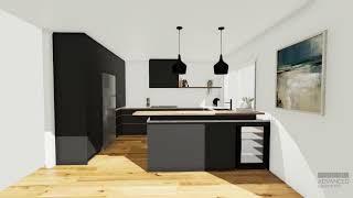 Torquay Industrial Kitchen 3D Walkthrough - Advanced Cabinetry