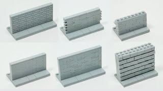 LEGO TIPS/IDEAS - BRICK WALLS