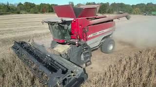 Massey 9795 combine gets it done!