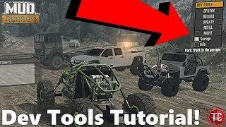 SpinTires MudRunner: How To Get DEV TOOLS! Simple Tutorial (SpinTiresMod Install)