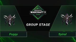 WC3 - Foggy vs. Spiral - Groupstage - DreamHack WarCraft 3 Open: Fall 2021 - Europe