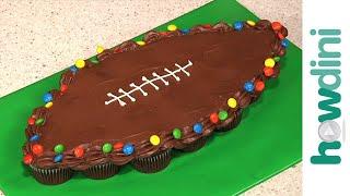 Birthday Cake Ideas: How to Make Pull-Apart Football Cupcakes