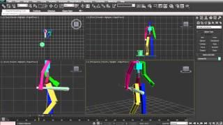 3ds max tutorial - Linking objects to CAT human character