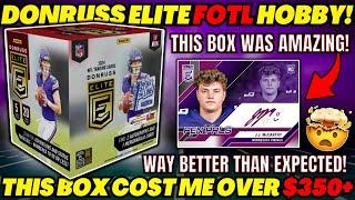 *INSANE LUCKY HOT BOX! 2024 FOTL DONRUSS ELITE FOOTBALL HOBBY BOX REVIEW!