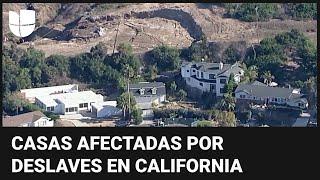 La tierra se abre y afecta más de 200 casas por los deslaves en California