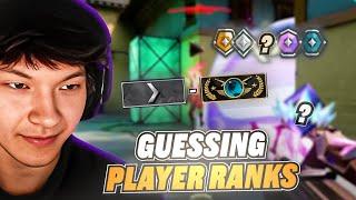 SINATRAA PLAYS GUESS THE RANK... (VALORANT, ROCKET LEAGUE, APEX LEGENDS)