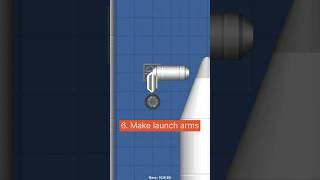 How To Build a Very Simple Launch Tower in SFS #shorts #spaceflightsimulator