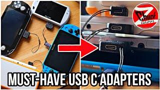 Must-Have PS Vita/3DS/PSP GO/DS/PSP  USB Type C Adapters - Cheap&Handy