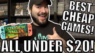 Best CHEAP Nintendo Switch Games Under $20!