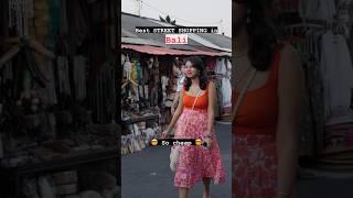 Best street shopping in Bali with prices | Ubud art market | #shorts #travel #bali #indonesia