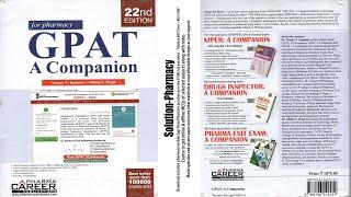 FREE Book Giveaway (10) | 2024 GPAT A Companion + Pharmacology Classification of Drug + FREE Course