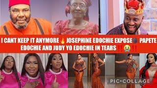 I CANT KEEP IT ANYMOREJOSEPHINE EDOCHIE EXPOSEPAPETE EDOCHIE AND JUDY YO EDOCHIE IN TEARS‼️‼️