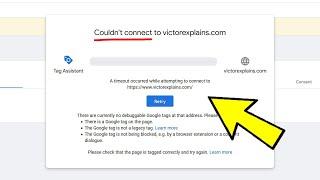 How To Solve Google Tag Manager (GTM) Preview Mode error - Tag Assistant could not connect to tag 