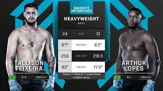 FULL FIGHT - TALISSON TEIXEIRA VS ARTHUR LOPES - DANA WHITE’S CONTENDER SERIES SEASON 8