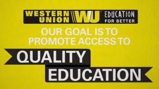 The Western Union Foundation launches social media campaign to promote Education for Better