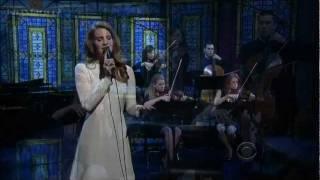 [HD] Lana Del Rey - Best LIVE Performance of Video Games David Letterman 02-02-12