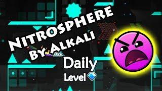 Geometry Dash - Nitrosphere (By Alkali) ~ Daily Level #234 [All Coins]