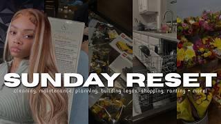 SUNDAY RESET | cleaning apartment, maintenance, new legos, planning, flowers +more! ft. sojos vision