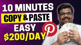 Daily $200 With Pinterest Copy & Paste 10 Minutes Per Day Strategy For 2024