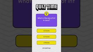 Java Quiz Challenge: Test Your Coding Skills!  #shorts #ytshorts #codesnips